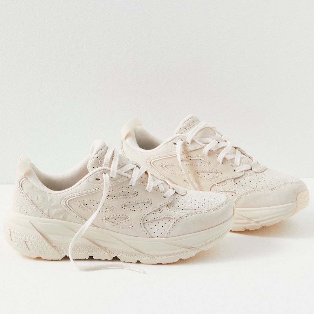 Hoka Clifton L Suede Sneakers